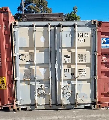 40ft Shipping Container Grey In Colour - Used • $2950