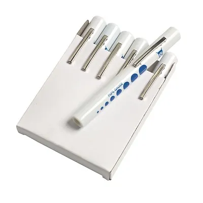 £3.95 • Buy 2 X Disposable Pen Torches With Pupil Gauge - EMT-Medics