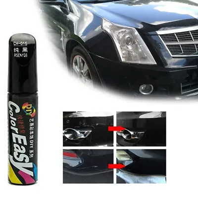 $4.69 • Buy Auto Paint Repair Pen Brush Car Clear Scratch Remover Touch Up Pens Black Color