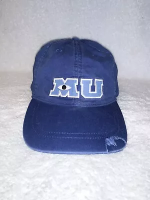 Disney Parks Pixar Monsters University MU Stitched Blue Baseball Hat Cap Adult • $16.99