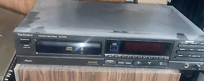 Vintage Technics CD Compact Disc Player Single Disc Component Black SL-P370 • $50