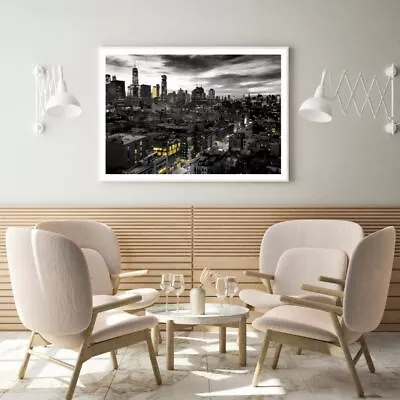 City Sky View Scenery Photograph Print Premium Poster High Quality Choose Sizes • $24.07