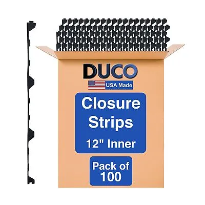 Duco 12 Inch Inside Profile (100 Pack) R Panel Foam Closure Strips For Metal ... • $274.90