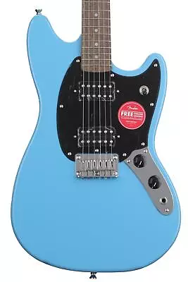 Squier Sonic Mustang HH Solidbody Electric Guitar - California Blue • $199.99