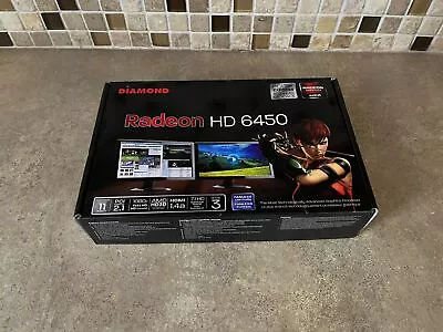 Diamond Amd Radeon Hd6450 1gb 64-bit Ddr3 Hdmi Vga Dvi Video Card Silent M6-4 • $27.99