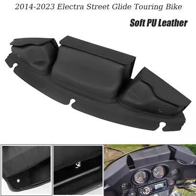 Motorcycle Windshield Bag 3Pocket For Harley Street Glide FLHX FLHTK FLHXS 14-20 • $46.53