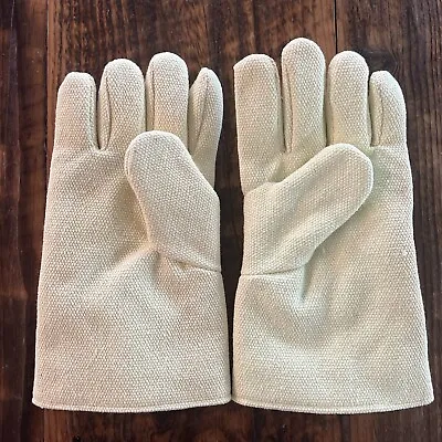 $34 • Buy Black Stallion Gloves Heat Resistant High Temp Casting Melting Furnace 14  USA