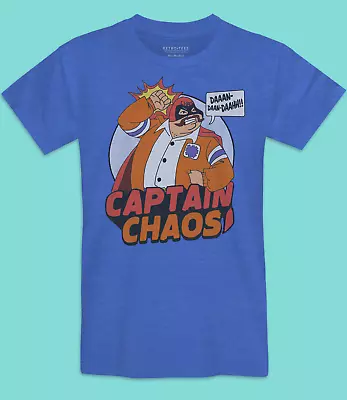 RETRO TEES Men's CAPTAIN CHAOS T Shirt S M L XL XXL 80s CANNONBALL RUN Movie Top • £17.99