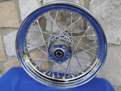 16  X 3  40 Spoke Chrome Wheel Harley Fl Shovelhead Front Rear 1973-83 Fx Rear • $179