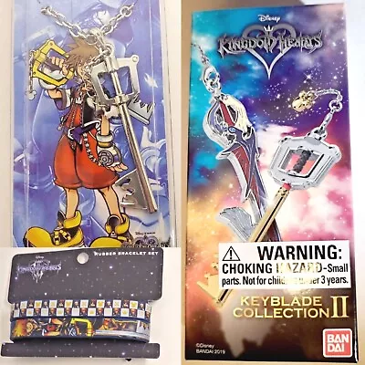 NEW Disney Kingdom Hearts 2 Keyblade Necklaces & 2 Bracelets Sora Donald Goofy  • $29.99