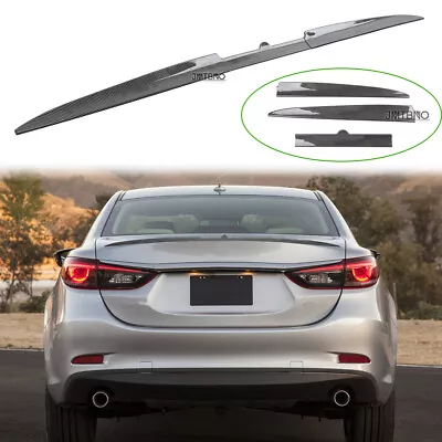 For Mazda 6 14-21 Duckbill Rear Trunk Spoiler Lip Wing Sport Style Carbon Fiber • $61.99