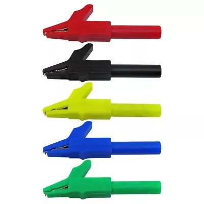 Easy To Use 4MM Insulation Alligator Clips Crocodile Clamp Banana Connector • $12.52