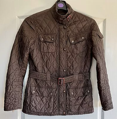 £22.99 • Buy Barbour Ladies Womens Utility Polar Quilted Belted Jacket Coat Size 10