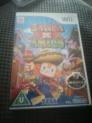 Samba De Amigo  Wii Game With Book Let Light Disc Marks • £4.50