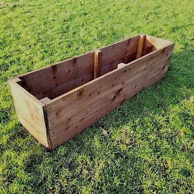 Planters For Garden Raised Bed Large Garden Planter Wooden Vegetable Flowers • £45