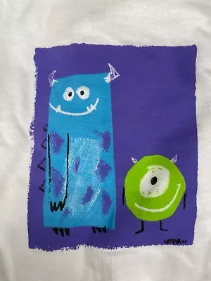 Exclusive ( M ) Pixar Monsters Inc T-shirt With Art Work By Ricky Nierva • $20