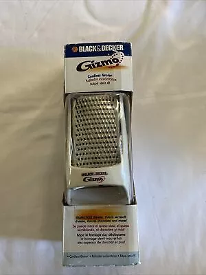 Black & Decker Gizmo Cordless Grater Shredder Shaver Kitchen Tool Model GG200 • $15.50