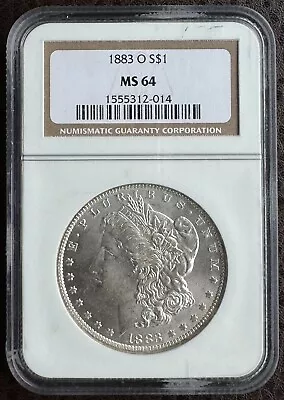 1883-O $1 Morgan Silver Dollar MS64 NGC • $120