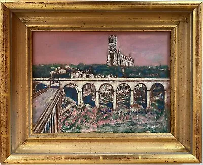 Earl Mayan Painting Of Cathedral Of St. Cecile Alki France • $310