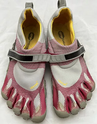 Vibram FiveFingers W3493 Pink Barefoot Running Minimalis Shoes EUR 41  US 9-9.5 • $39.39