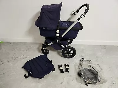 Bugaboo Cameleon3 Classic Navy Blue Pushchair Stroller Pram  Full Set  • £149.99