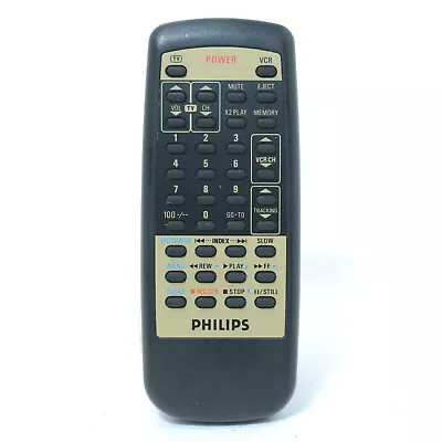 Philips VCR TV Remote Control  - Genuine OEM - Tested & Cleaned! AUS • $29.95