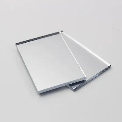 £9.99 • Buy A4 Silver Acrylic Mirror Sheet Plastic Material Panel Cut To Size