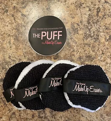 NEW The Original Makeup Eraser The Puff  4ct Reusable Toner And Exfoliation Pad • $6.99