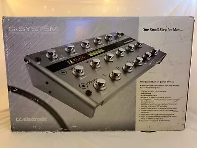 TC-Electronic G-SYSTEM Electric Guitar Multi-Effects Looper Processor Controller • $478.35