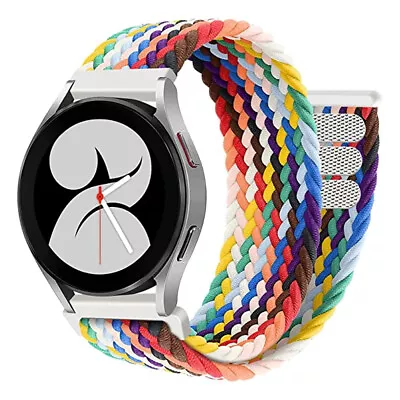 Braided Solo Loop Strap For Samsung Galaxy Watch 6/5/pro/4/Classic/46mm/3/Huawei • $18.14