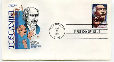 2411 Orturo Toscanini Performing Arts Series Farnam HF FDC • $2.50