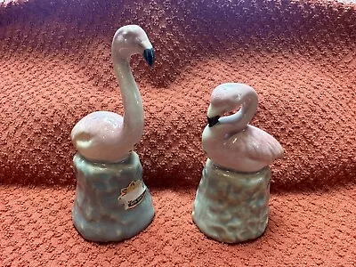 Beautiful Pair Of Rosemeade Flamingo Salt And Pepper Shakers • $80