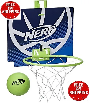 NERF Nerfoop - The Classic Mini Foam Basketball And Hoop - Hooks On Doors - Indo • $29.92