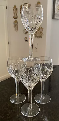 $198.95 • Buy Waterford Crystal Ballylee Water Goblet Glasses ~ SET OF 4 ~ 8  ~ Excellent