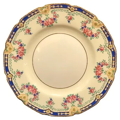 John Maddock Sons England 8 Inch Salad Plates 4 Embossed Rose Floral • $55