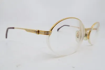 $69.53 • Buy Vintage Gold Plated Cartier Eyeglasses Frames Size 51-20 135 SL#2679706 France