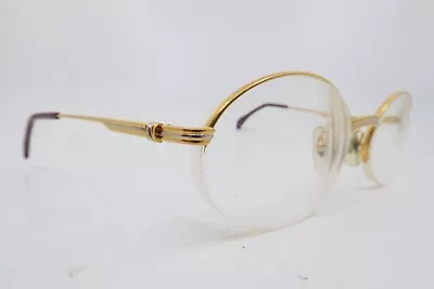 $69.53 • Buy Vintage Gold Plated Cartier Eyeglasses Frames Size 51-20 135 SL#2679706 France
