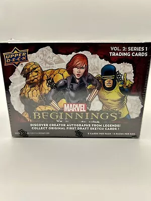 2023 Upper Deck Marvel Beginnings Vol.2 Series 1 Factory Sealed Blaster Box • $24.99