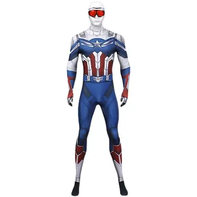 The Falcon And The Winter Soldier Jumpsuit Uniform Costume Cosplay Halloween • $147.57