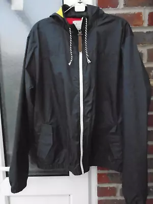 £8 • Buy Mens 55 Soul Lightweight Lined Rain Jacket With Removable Hood - Xl - Navy Blue