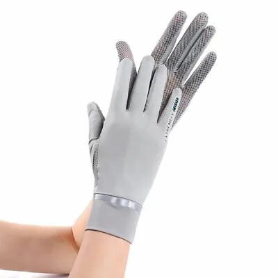 £5.97 • Buy Ice Silk Women Gloves Summer Anti UV Sun Protection Lace Touch Screen Mittens .