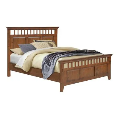 Sunset Trading Mission Bay Transitional Solid Wood Queen Bed In Amish Brown • $1793.42