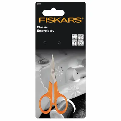 Fiskars 10cm Classic Needlework Scissors Premium Quality Embroidery Papercraft • £15.99