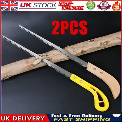 2x Outdoor Portable Hand Saw Tool Woodworking Reciprocating Wood Hacksaw Camping • £7.99