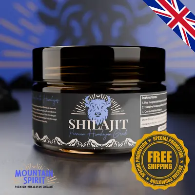 Shilajit Resin 30g - 100% Pure Himalayan Shilajit - 76% Fulvic Acid • £18.99