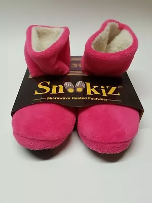 Snookiz Women's Slippers Red Size 9-10 Medium 39-40 US Microwaveable Insert • $24.80