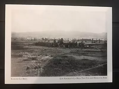 Postcard Unposted California La Brea Tar Pits- Rancho La Brea -repro • $5