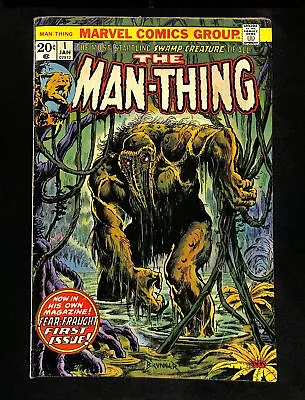 Man-Thing #1 VG- 3.5 2nd Appearance Howard The Duck! Marvel 1974 • $0.99