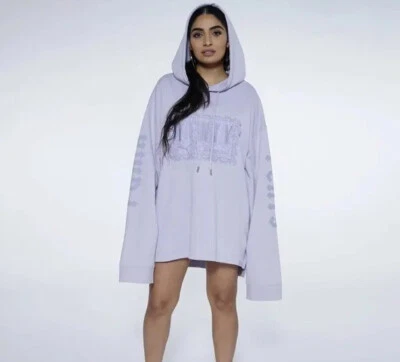$127.96 • Buy Puma FENTY X Rihanna Womens Long Sleeve Graphic Lace Hoodie Purple Size Medium!