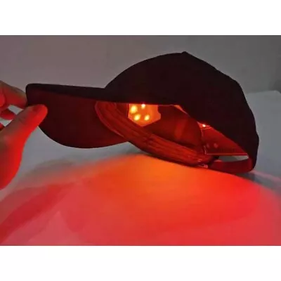 Infrared Hair Loss Cap LED Red & Blue Near Light Therapy Hat For Hair Regrowth • £29.98